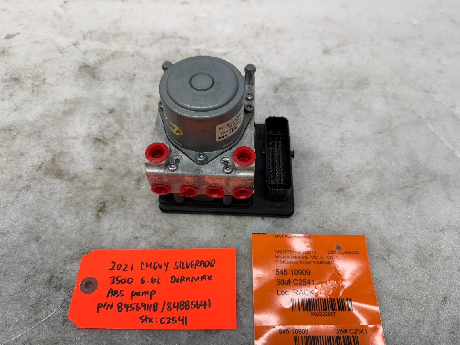 21 CHEVROLET GMC SIERRA SILVERADO 3500 2500 ABS ANTI LOCK BRAKE PUMP 84569118
