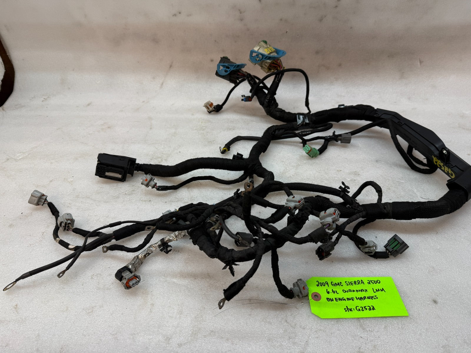 07-10 GMC CHEVROLET 2500HD DURAMAX 6.6 LMM ENGINE MOTOR WIRING HARNESS LOOM