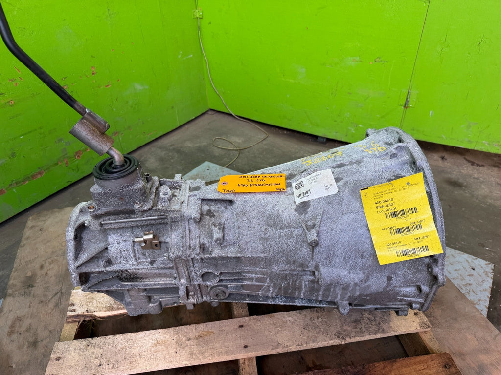 12-18 JEEP WRANGLER JK 6 SPEED NSG370 MANUAL TRANSMISSION P05106122AD