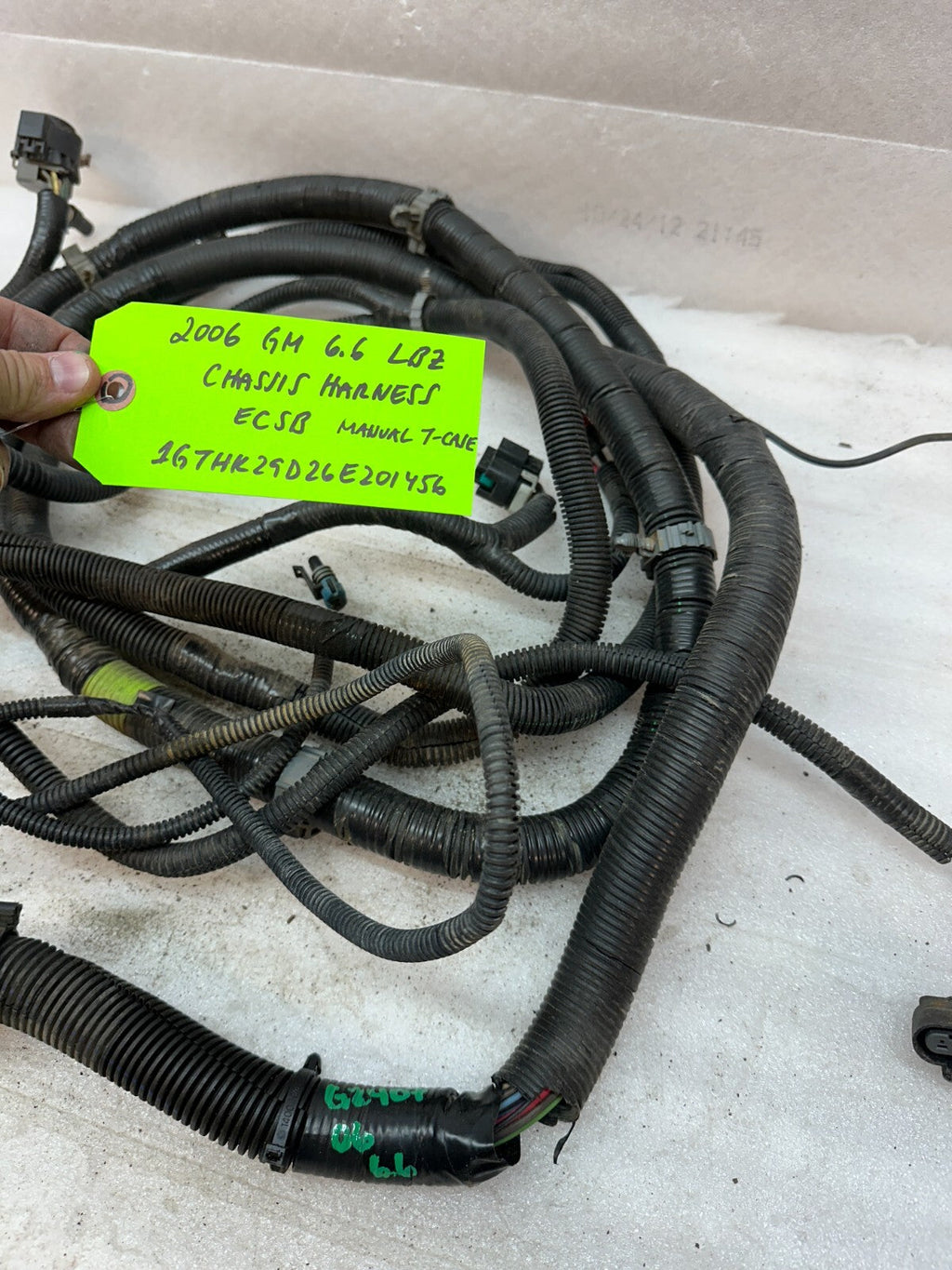 06 07 Chevrolet GMC 2500HD 3500 4wd EXT CAB SHORT BOX CHASSIS WIRING HARNESS