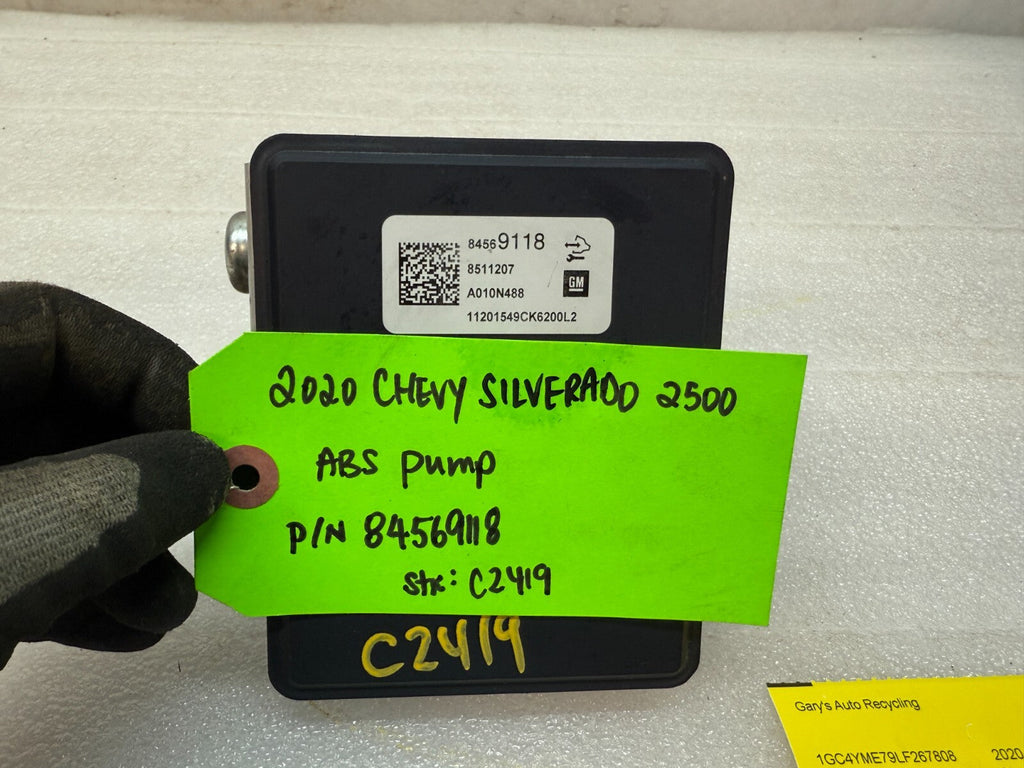 20 CHEVROLET GMC SIERRA SILVERADO 3500 2500 ABS ANTI LOCK BRAKE PUMP 84569118