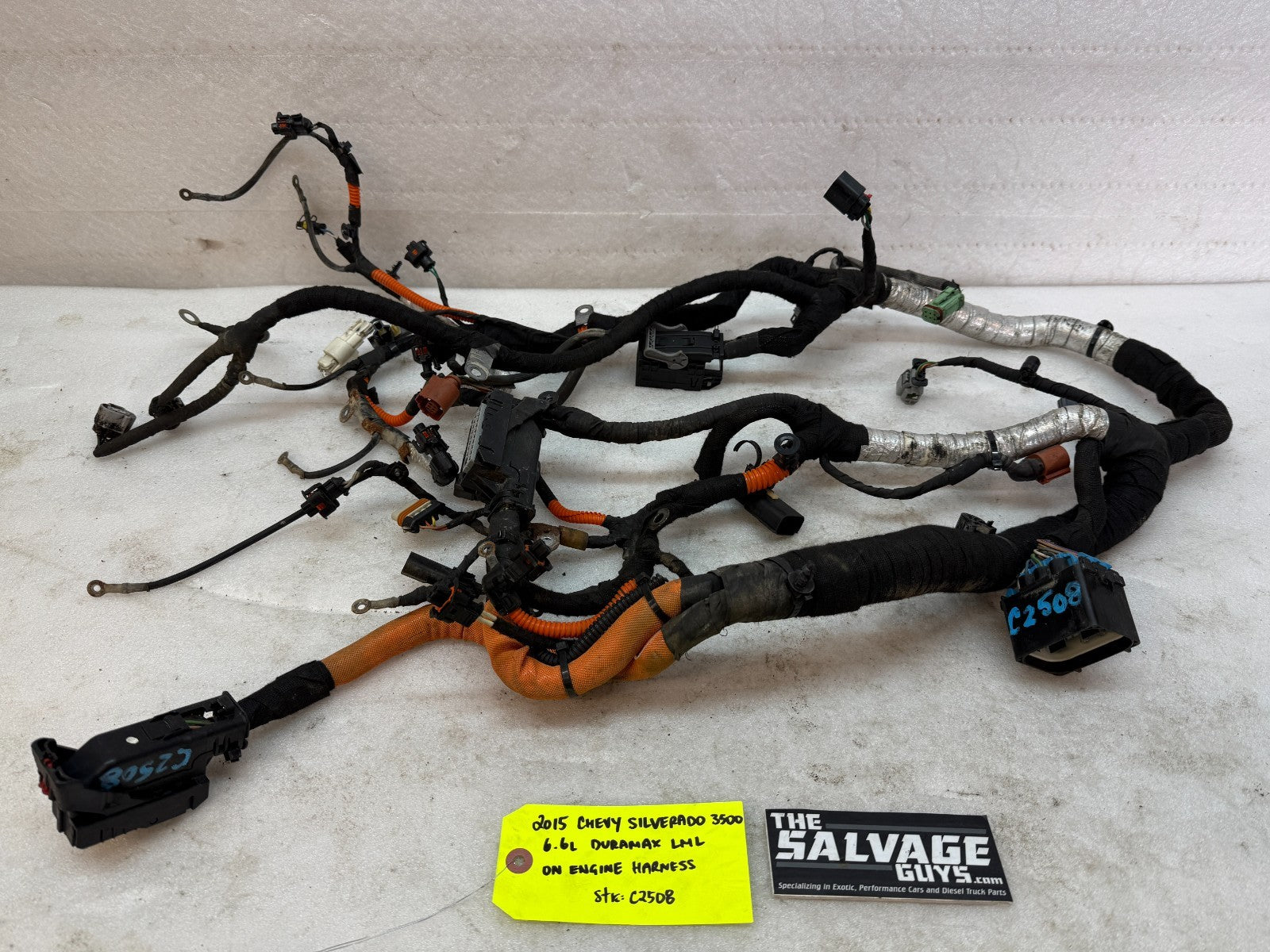 15 GMC SIERRA CHEVROLET SILVERADO 3500HD DURAMAX 6.6 LML ENGINE WIRING HARNESS