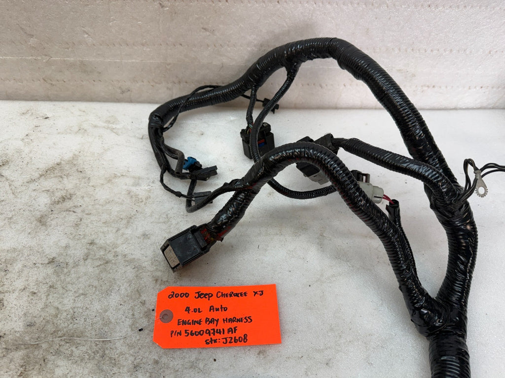 00 JEEP CHEROKEE XJ 4.0 ENGINE WIRING HARNESS LOOM 97-01 P56009741AF