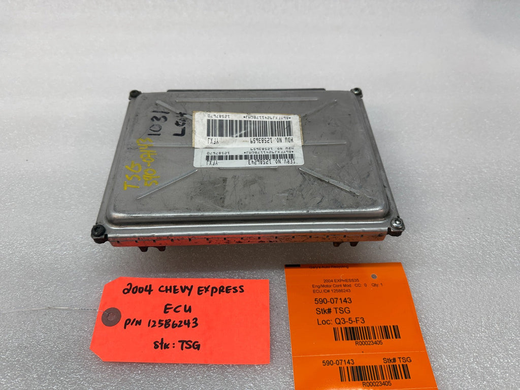 04 Chevrolet GMC GEN 3 LS 5.3 6.0 ECM ECU PCM ENGINE COMPUTER 12586243