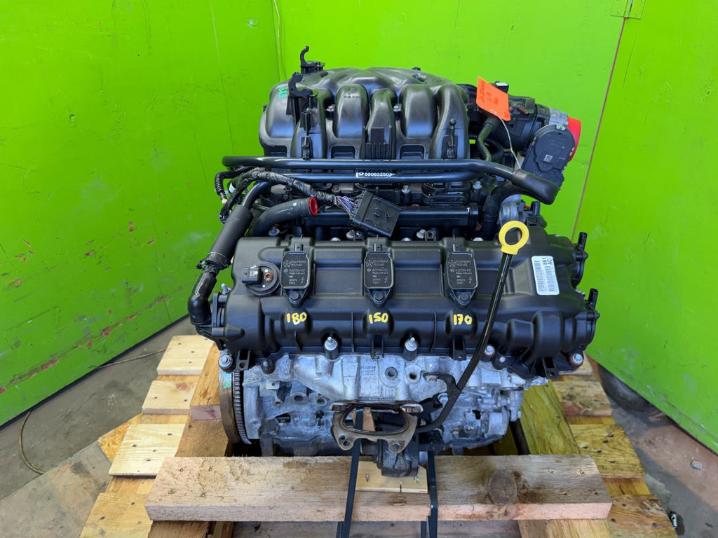 14 JEEP WRANGLER JK 3.6 COMPLETE ENGINE MOTOR ASSEMBLY 80k 14-18