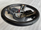 2016 FORD MUSTANG GT BLACK LEATHER STEERING WHEEL W CONTROLS  AUTOMATIC 15 16 17