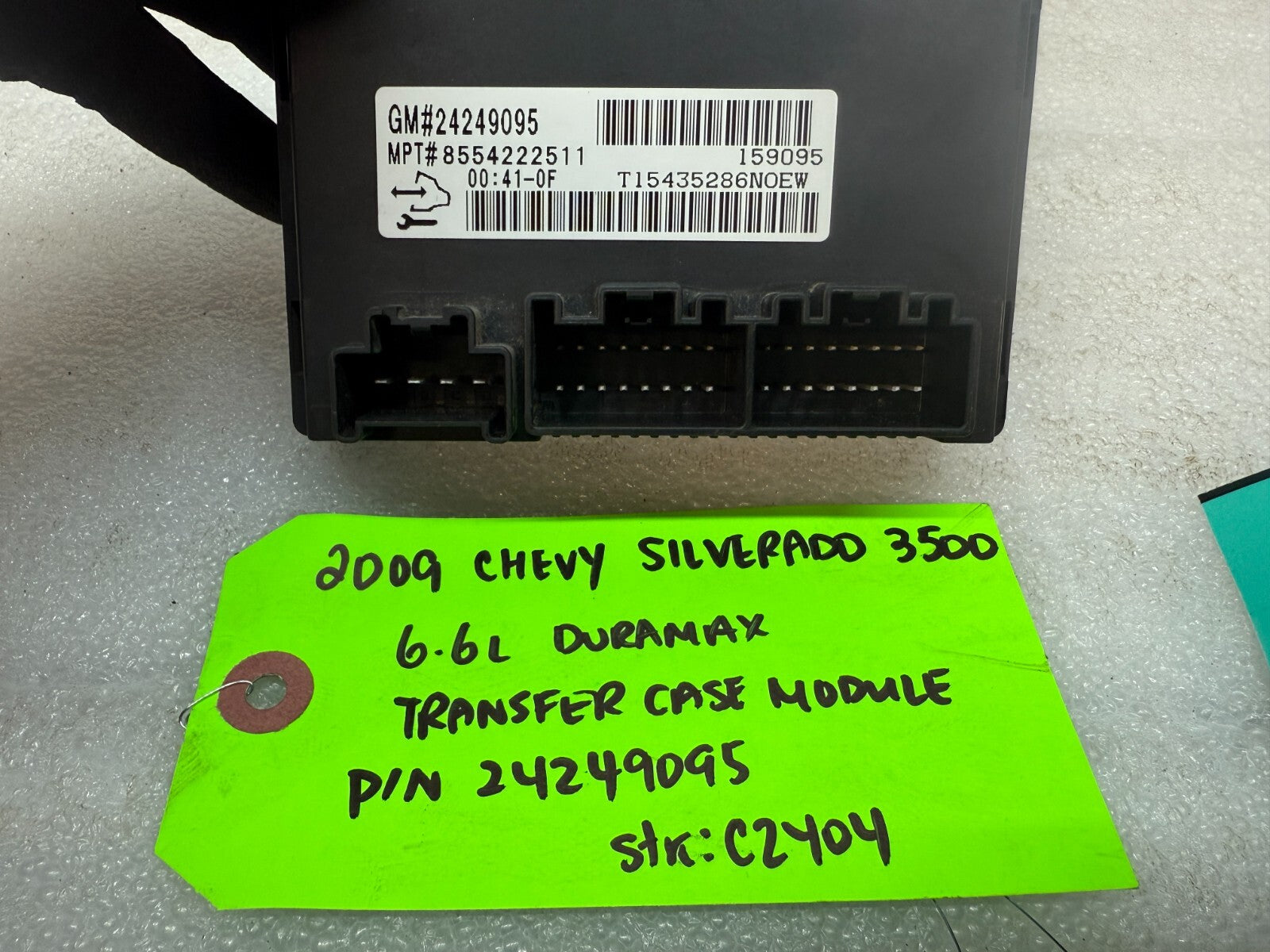 07-13 Chevrolet GMC SIERRA 2500HD 3500HD TRANSFERCASE CONTROL MODULE 24249095