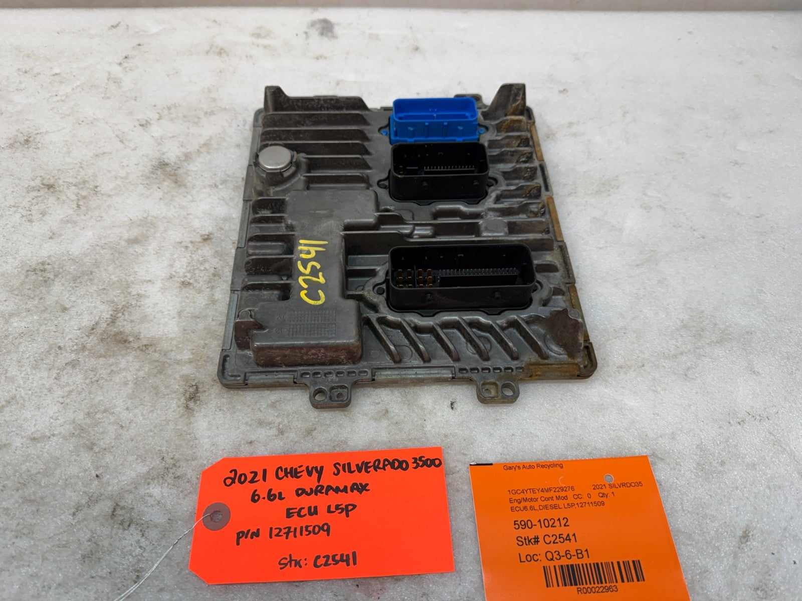 17-21 CHEVROLET GMC 3500 6.6 L5P DURAMAX DIESEL ENGINE COMPUTER ECM ECU 12711509