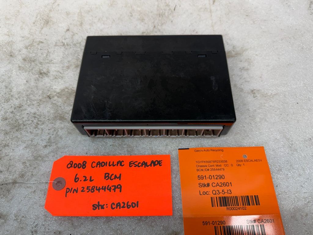 08 Chevrolet GMC SIERRA YUKON TAHOE BCM BODY CONTROL MODULE 25844479