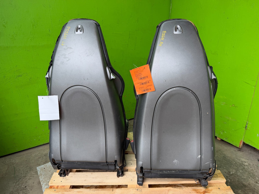 09 PORSCHE 997 911 LEFT RIGHT FRONT HEATED MANUAL SPORT SEATS 05-12