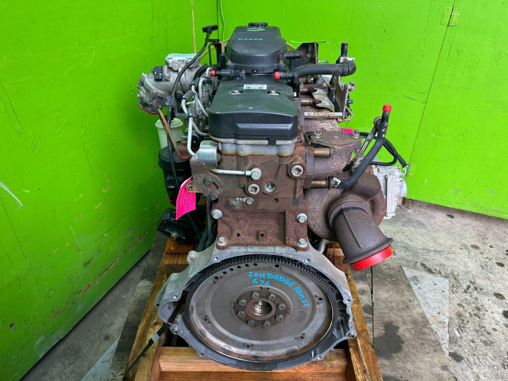 10 11 12 DODGE RAM 2500 3500 6.7 CUMMINS PDR TURBO DIESEL ENGINE MOTOR  STUDDED
