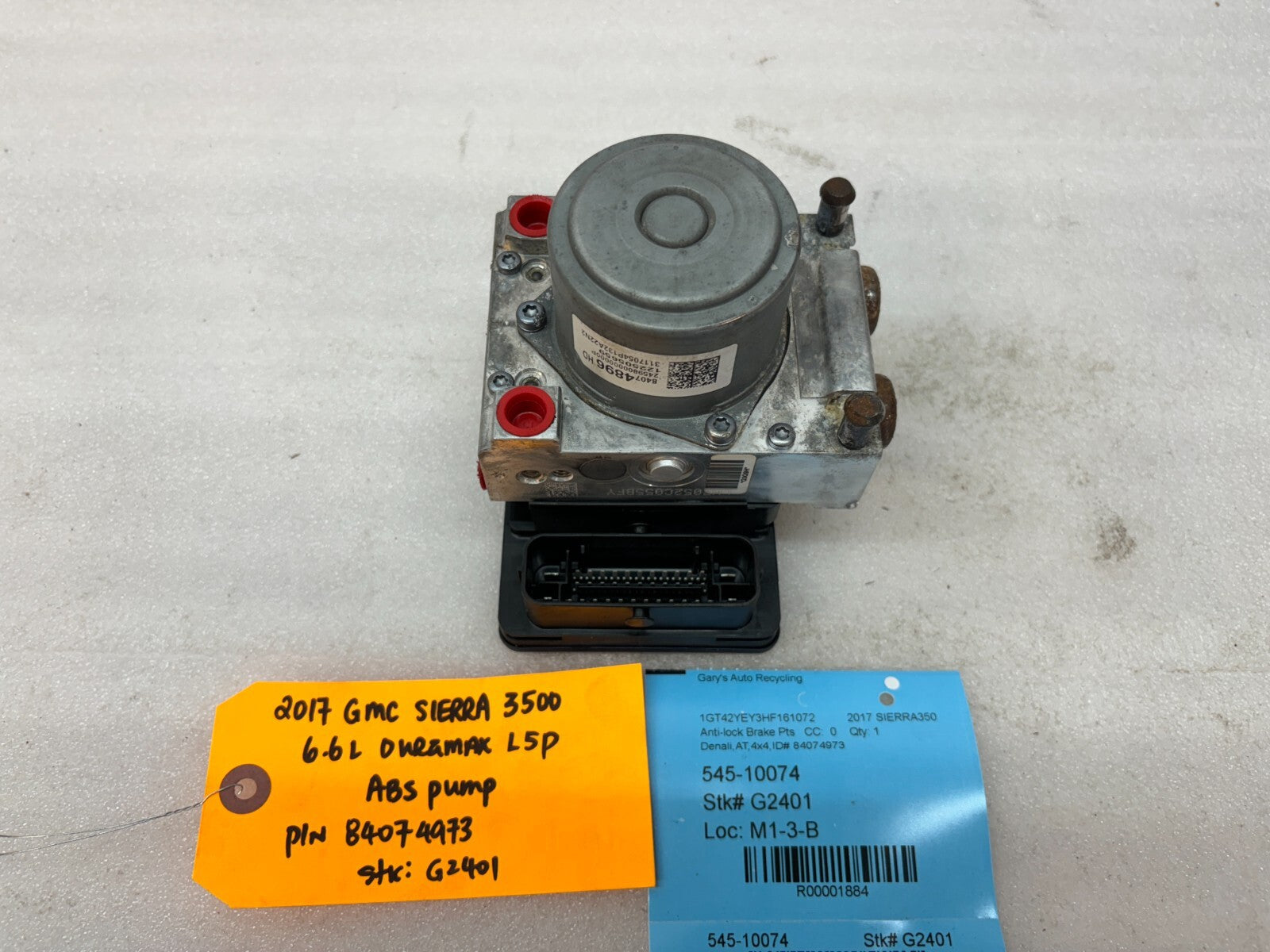 14-19 GMC SIERRA 2500HD 3500HD ABS ANTI LOCK BRAKE MODULE 84074973