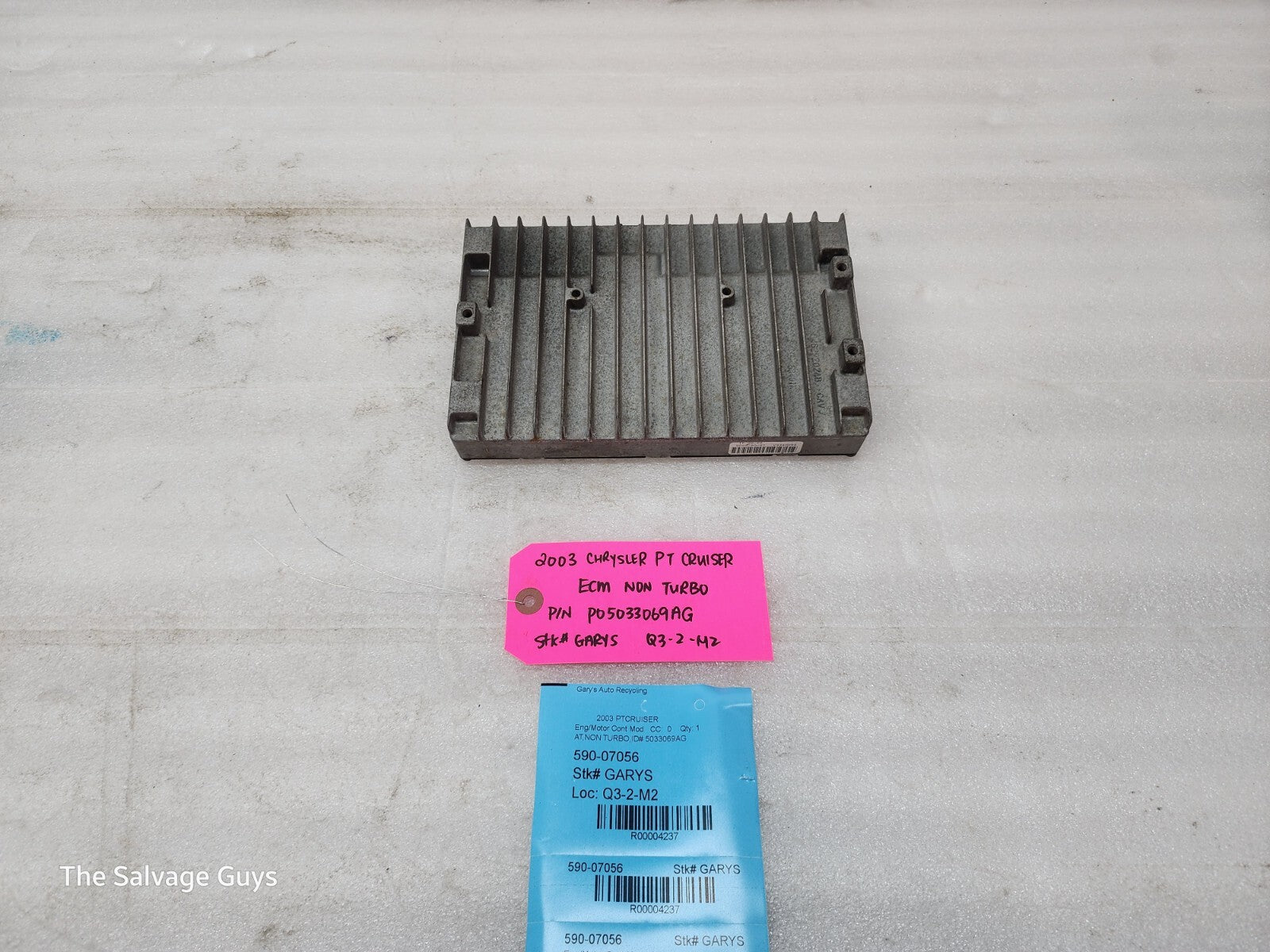 03 CHRYSLER PT CRUISER 2.4 NON TURBO ENGINE COMPUTER ECM ECU P05033069AG
