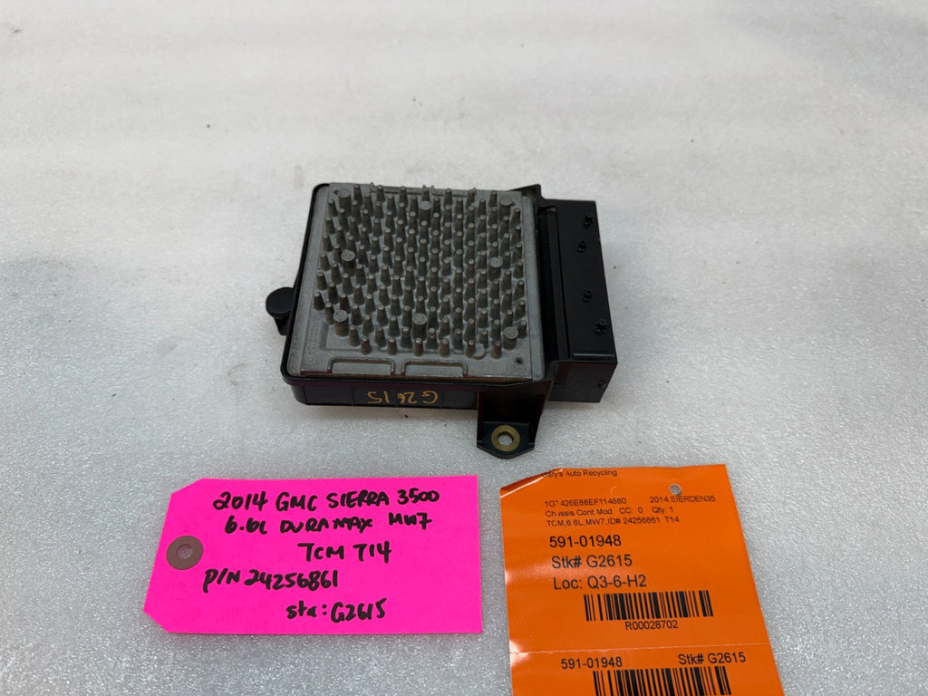 09-15 GMC SIERRA ALLISON T14 TRANSMISSION CONTROL MODULE TCM TCU 24256861