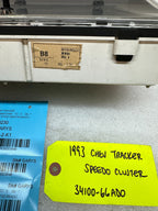 89-95 CHEVROLET TRACKER SUZUKI SIDEKICK METRIC SPEEDOMETER GAUGE CLUSTER