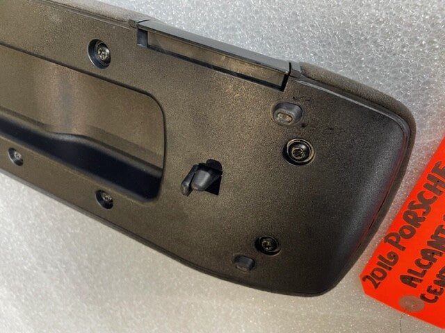 16 PORSCHE CAYMAN GT4 3.8 718 981 BLACK ALCANTARA CENTER CONSOLE ARMREST