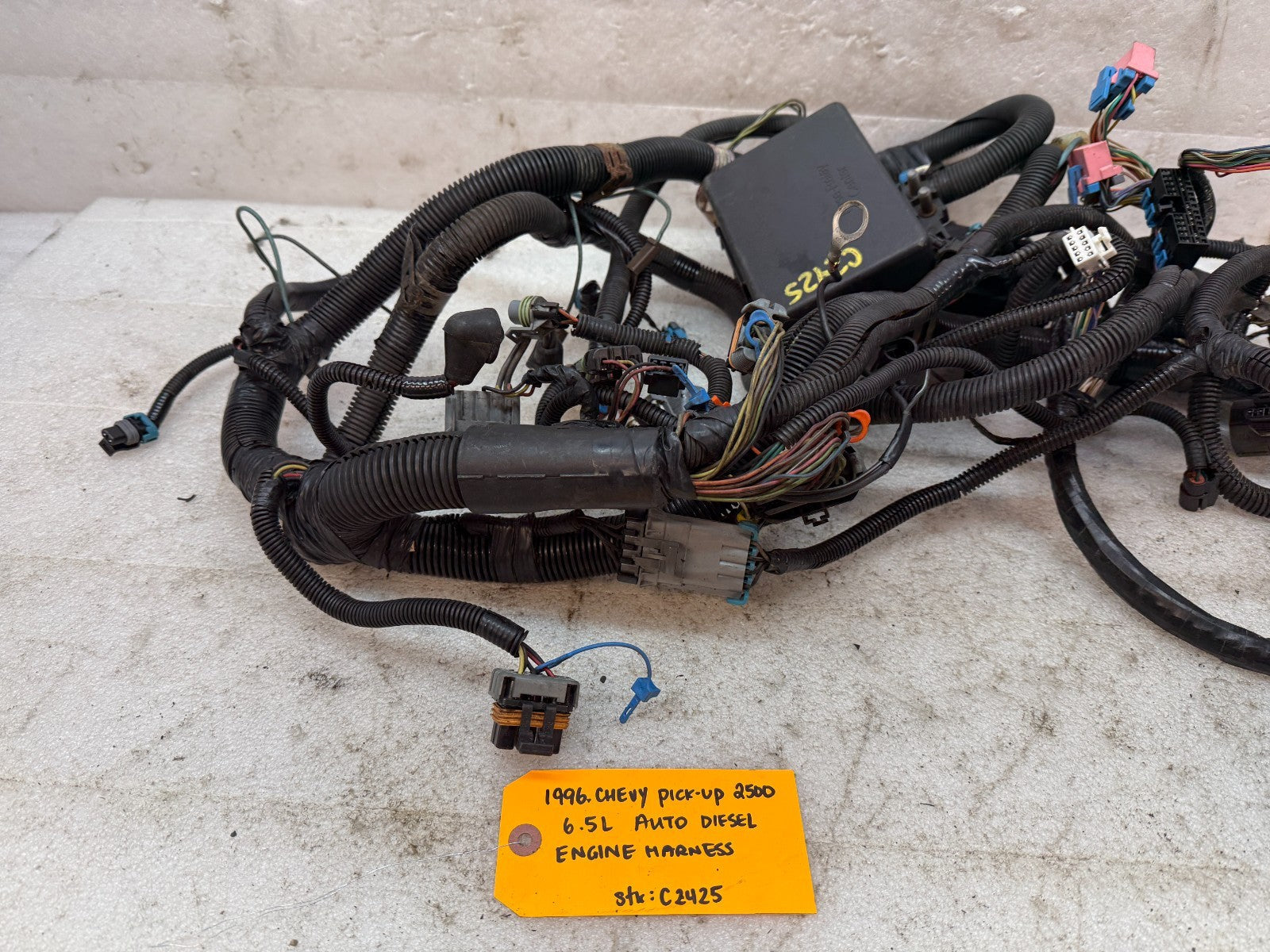 95 CHEVROLET GMC SIERRA SILVERADO YUKON 6.5 DIESEL ENGINE WIRING HARNESS