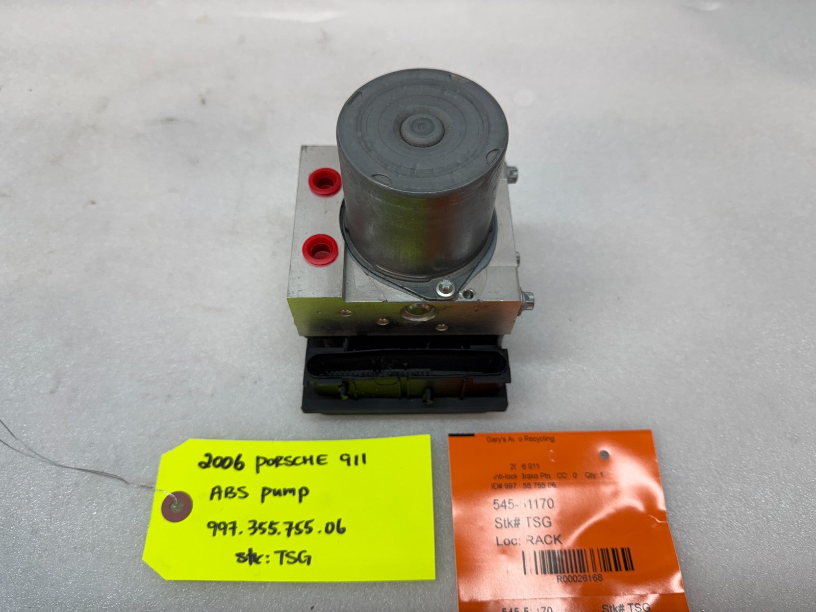 05-08 Porsche 997 911 C2 C4 ABS BRAKE PUMP ANTI LOCK MODULE ASSEMBLY 99735575506