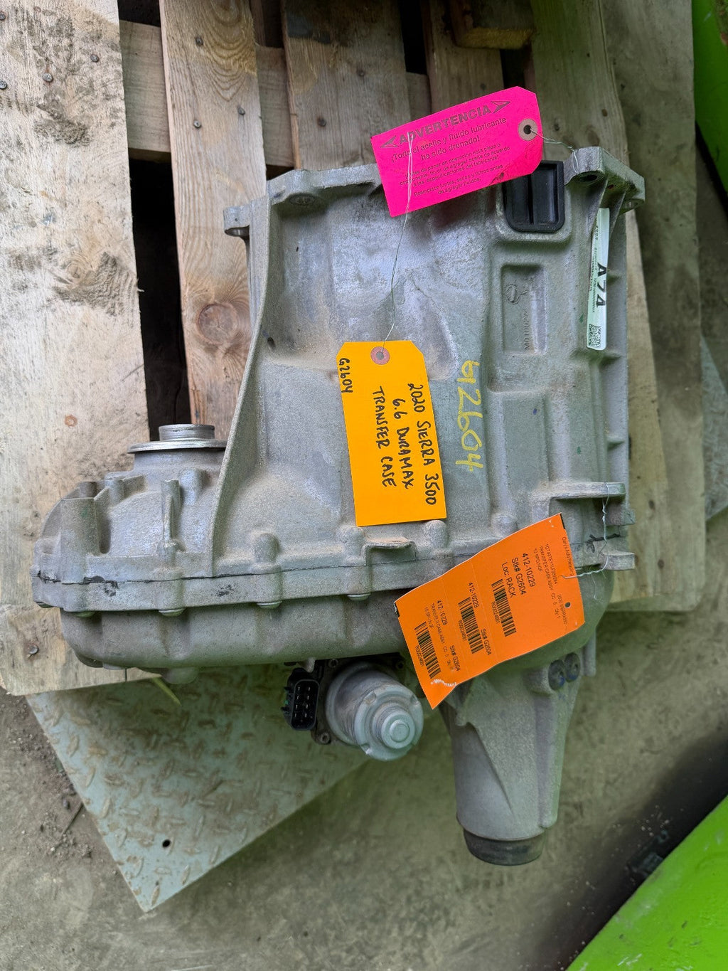 20 CHEVROLET GMC SIERRA 2500 3500 AT4 DIESEL 6.6 TRANSFERCASE 84664323 19-22