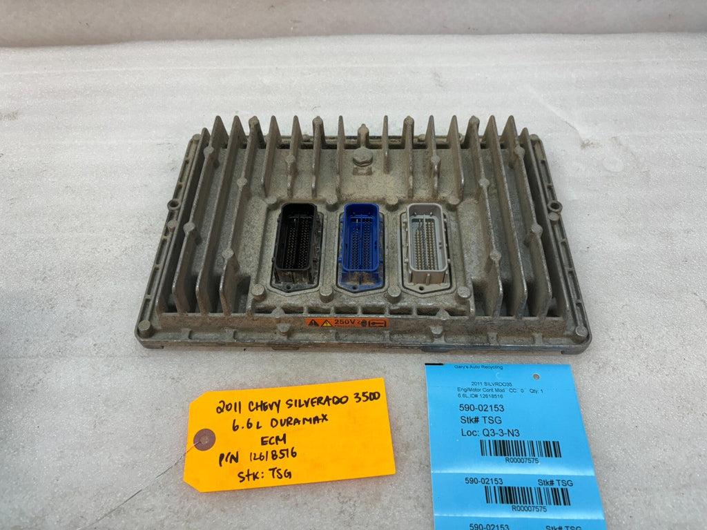11-14 Chevrolet GMC 2500HD DURAMAX 6.6 LML OEM ENGINE COMPUTER ECU ECM 12618516