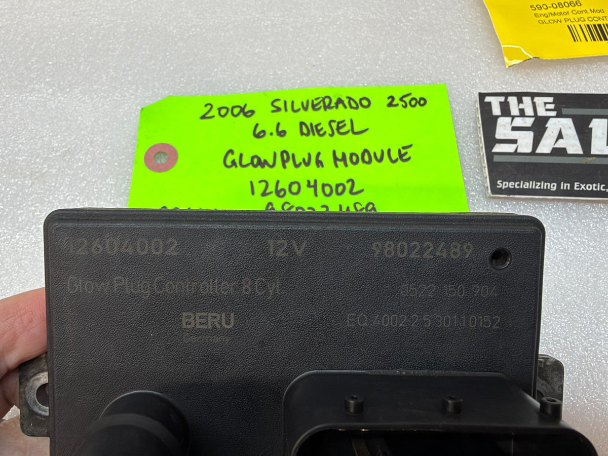 06 07 Chevrolet GMC 2500HD 3500 DURAMAX 6.6 LBZ GPM GLOW PLUG CONTROL MODULE