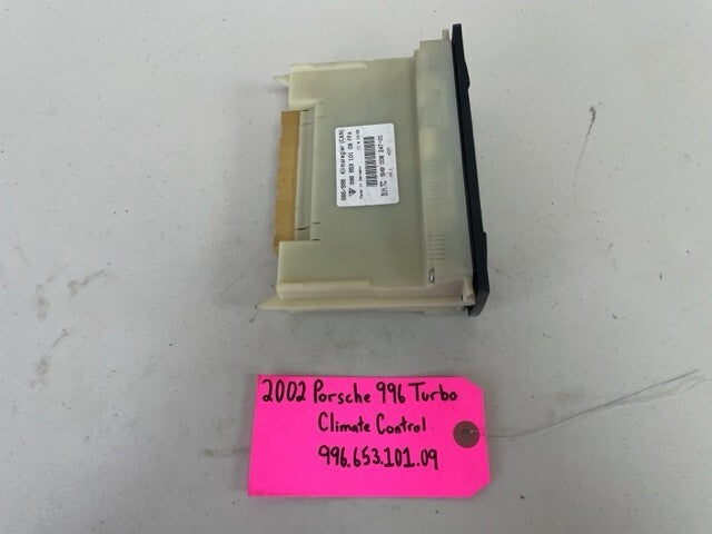 02 PORSCHE 996TT OEM HEATER AC A/C CLIMATE CONTROL 99665310109 01-05 69K!!