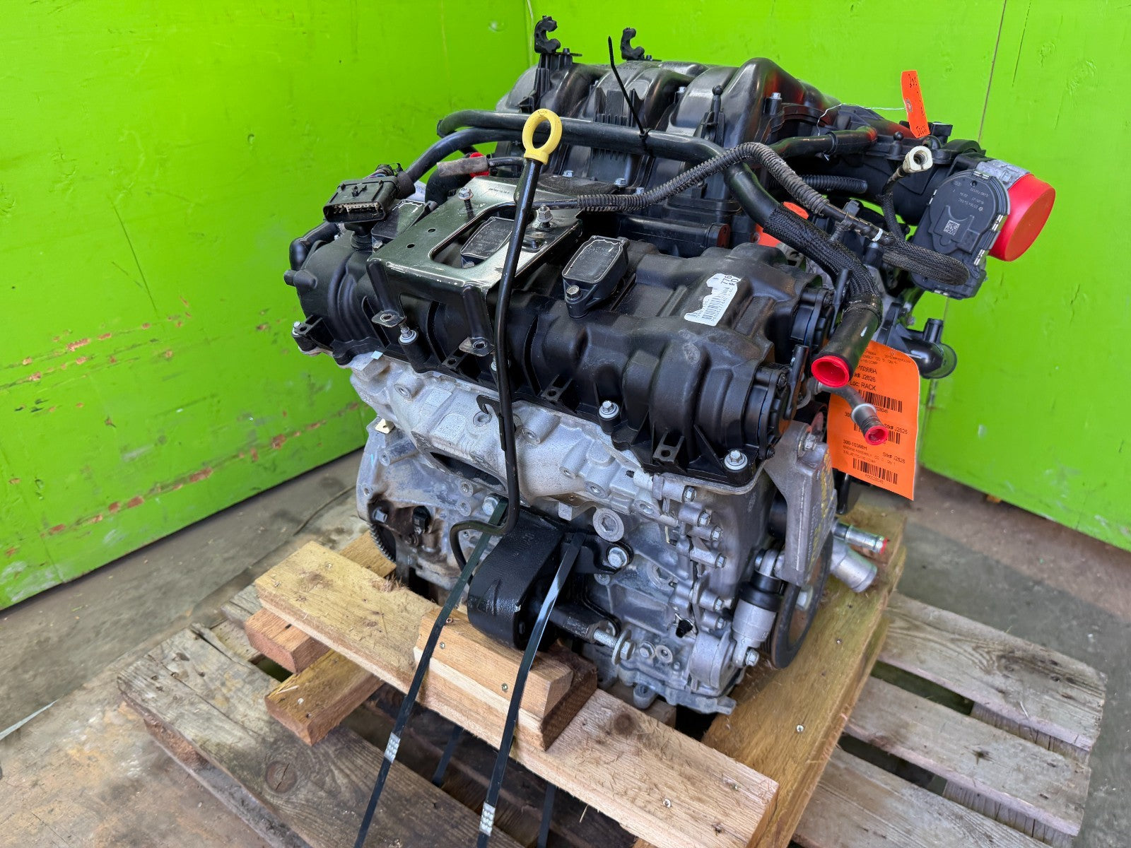 15 JEEP WRANGLER JK 3.6 COMPLETE ENGINE MOTOR ASSEMBLY 110k 14-18