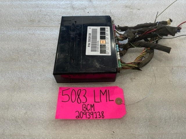 11-14 Chevrolet GMC 2500HD DURAMAX 6.6 LML BCM BODY CONTROL MODULE 20939138