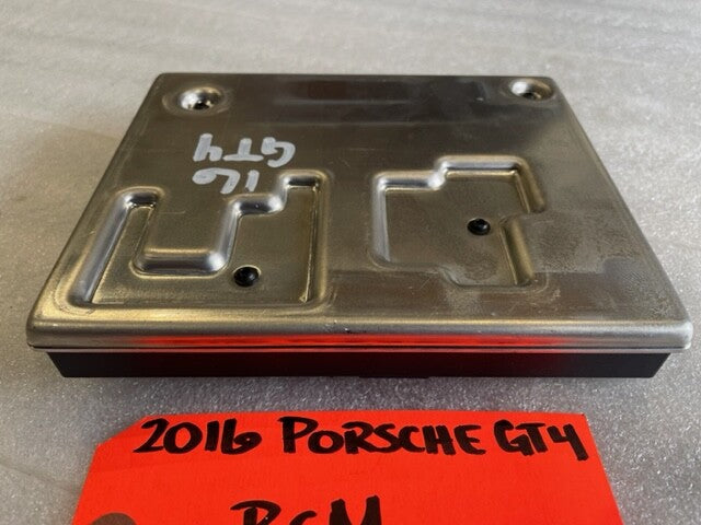 16 PORSCHE CAYMAN GT4 718 FRONT BCM BODY CONTROL MODULE 7PP907064JH 18K