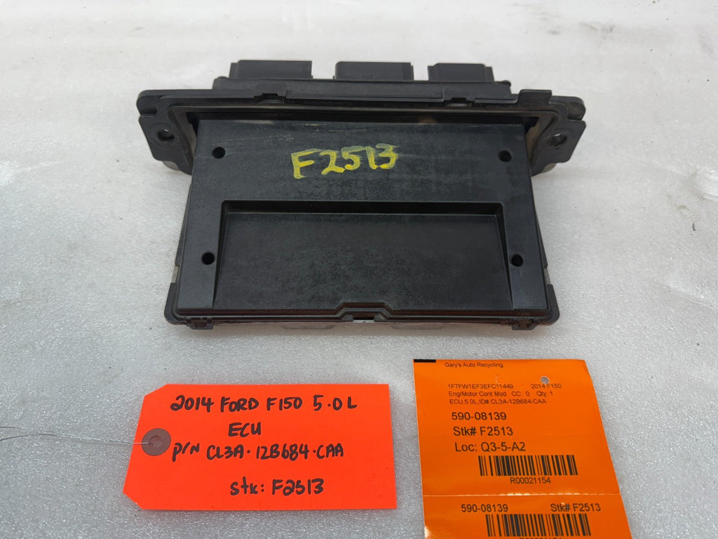 13 14 FORD F150 5.0 V8 ENGINE COMPUTER ECU ECU EL3T-19C107-BC