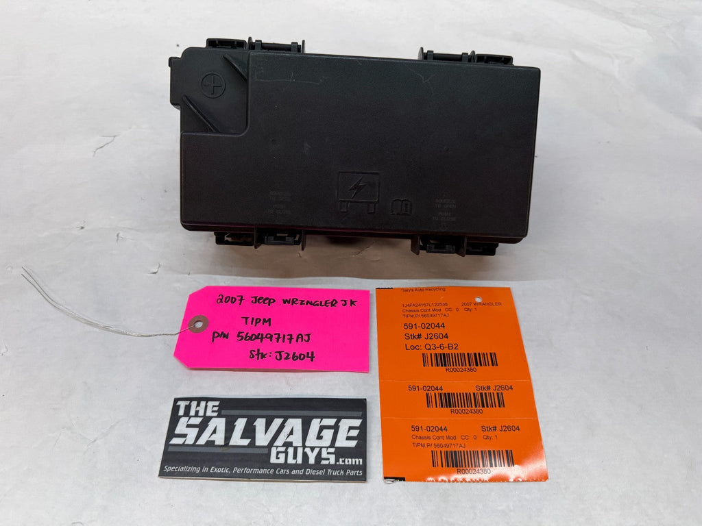 07 JEEP WRANGLER JK TIPM INTEGRATED MODULE FUSE BOX P56049717AJ