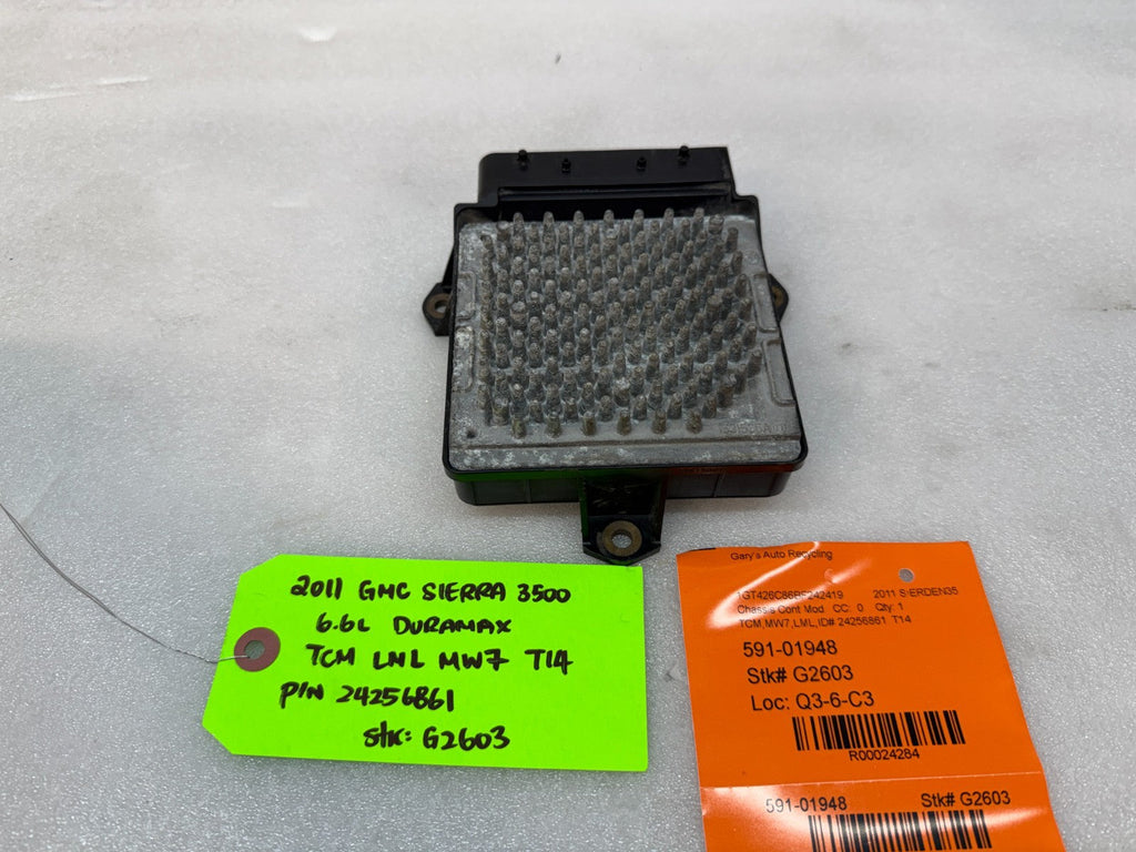 09-15 GMC SIERRA ALLISON T14A TRANSMISSION CONTROL MODULE TCM TCU 24256861
