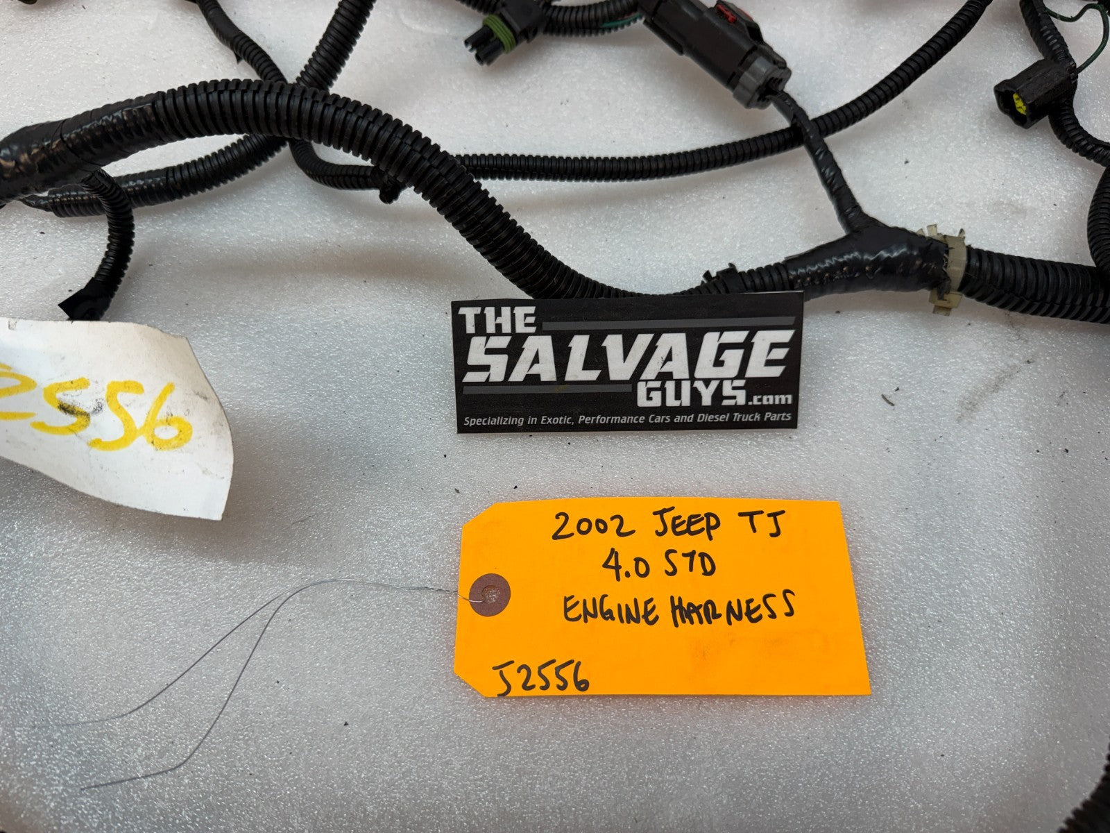 2002 JEEP WRANGLER TJ 4.0 AUTOMATIC INJECTOR ENGINE WIRING HARNESS