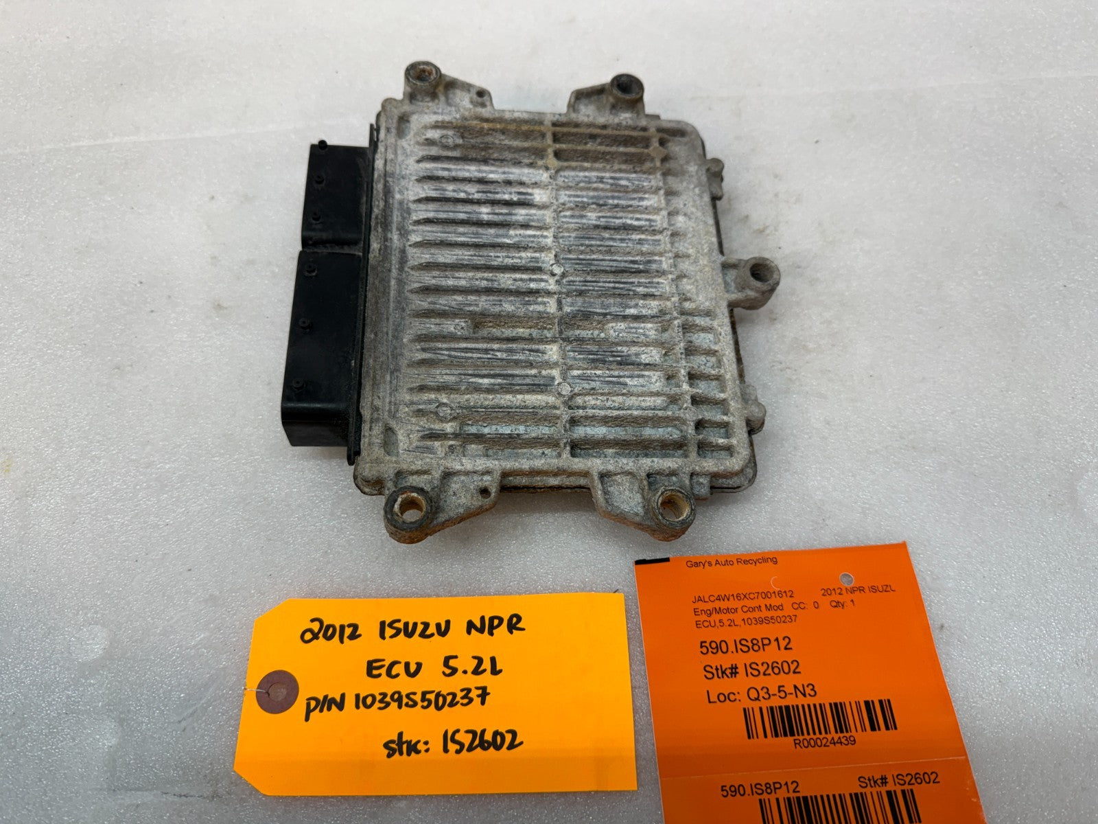 12 ISUZU NRR NPR NQR 5.2 ENGINE COMPUTER CONTROL MODULE ECM ECU