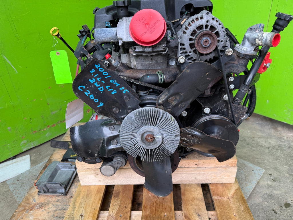 01-03 CHEVROLET GMC 8.1 VORTEC ALLISON 2WD ENGINE TRANSMISSION COMPLETE SWAP
