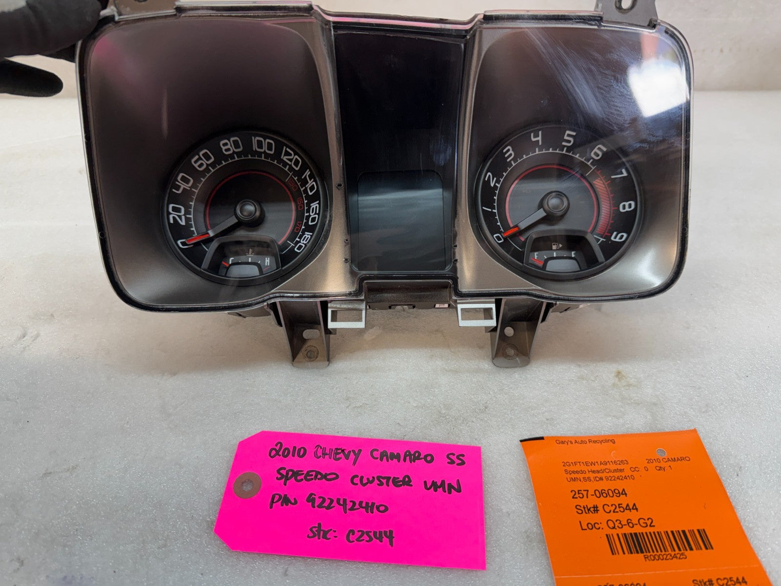 10 CHEVROLET CAMARO SS METRIC SPEEDOMETER GAUGE CLUSTER MANUAL 92242410