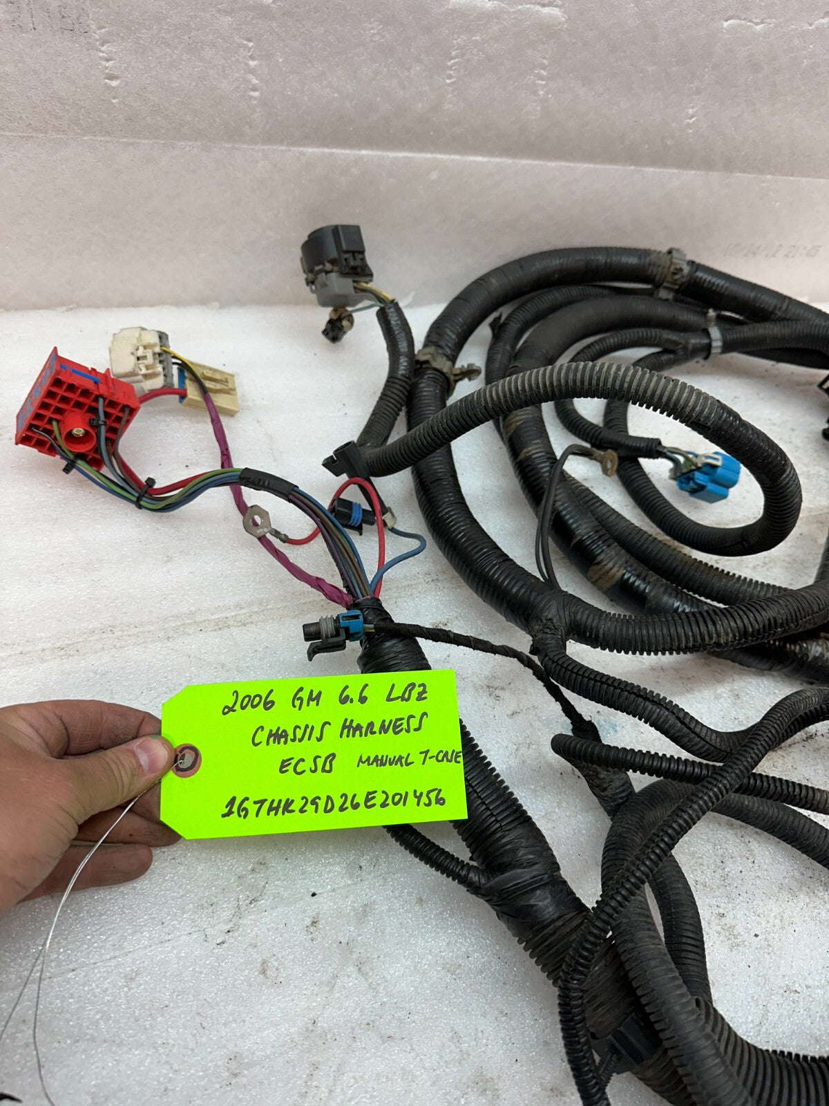 06 07 Chevrolet GMC 2500HD 3500 4wd EXT CAB SHORT BOX CHASSIS WIRING HARNESS