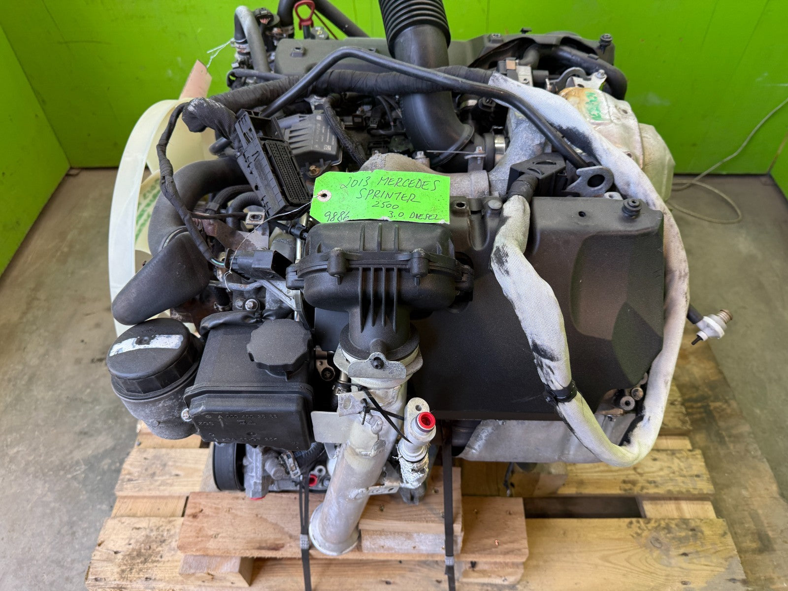 10-18 DODGE MERCEDES SPRINTER FREIGHTLINER 3.0 CRD DIESEL ENGINE MOTOR OM642