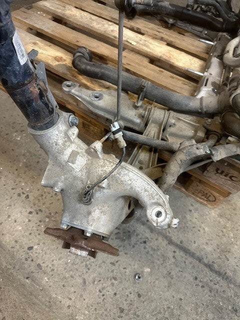 07-09 PORSCHE 997TT 997 TURBO LEFT FRONT SUSPENSION KNUCKLE KNEE SHOCK 13K!