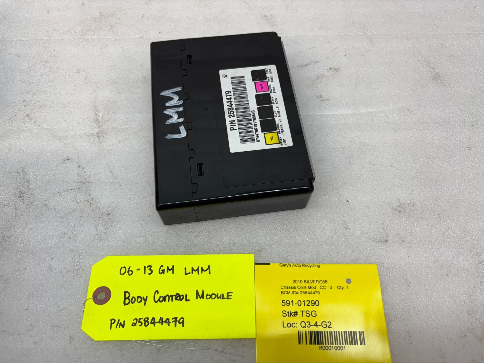 08 09 10 Chevrolet GMC DURAMAX LMM 6.6 BCM BODY CONTROL MODULE WIRING 25844479