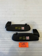 05 PORSCHE 996TT TURBO CABRIOLET LEFT RIGHT SUNVISORS BLACK 99-05 30K!!