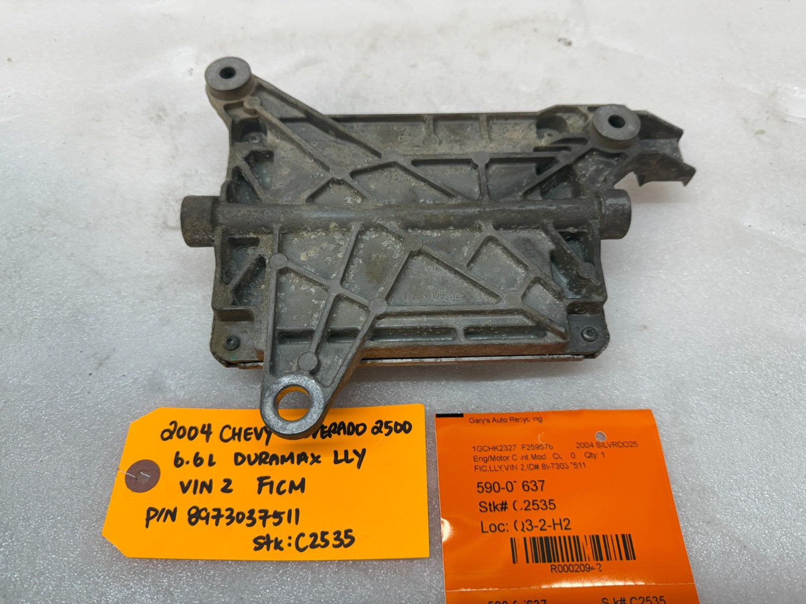 05 Chevrolet GMC LLY 6.6 DURAMAX FICM FUEL INJECTION CONTROL MODULE 8973037511