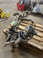 07-09 PORSCHE 997TT 997 TURBO LEFT FRONT SUSPENSION KNUCKLE KNEE SHOCK 13K!