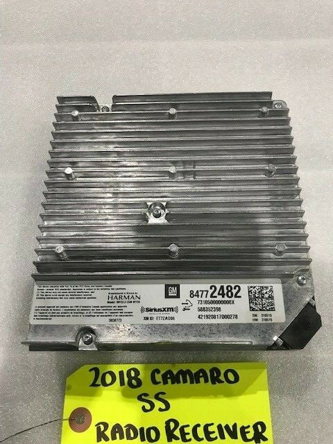 16-21 CHEVROLET CAMARO SS RS ZL1 OEM SIRIUS XM SATELLITE RADIO MODULE 84772482