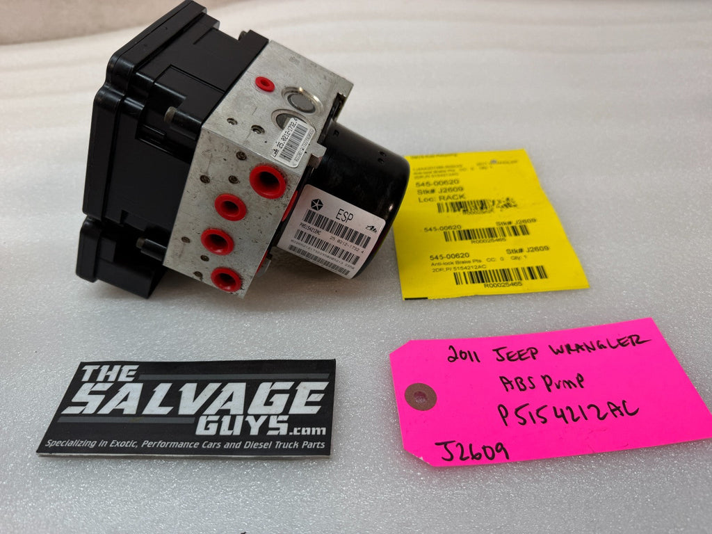 11 JEEP WRANGLER JK JKU OEM ABS ANTI LOCK BRAKE PUMP MODULE P05154212AC