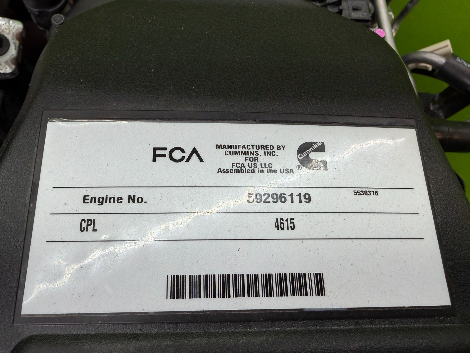 19 20 DODGE RAM 2500 3500 6.7 CUMMINS TURBO DIESEL ENGINE MOTOR VIN L