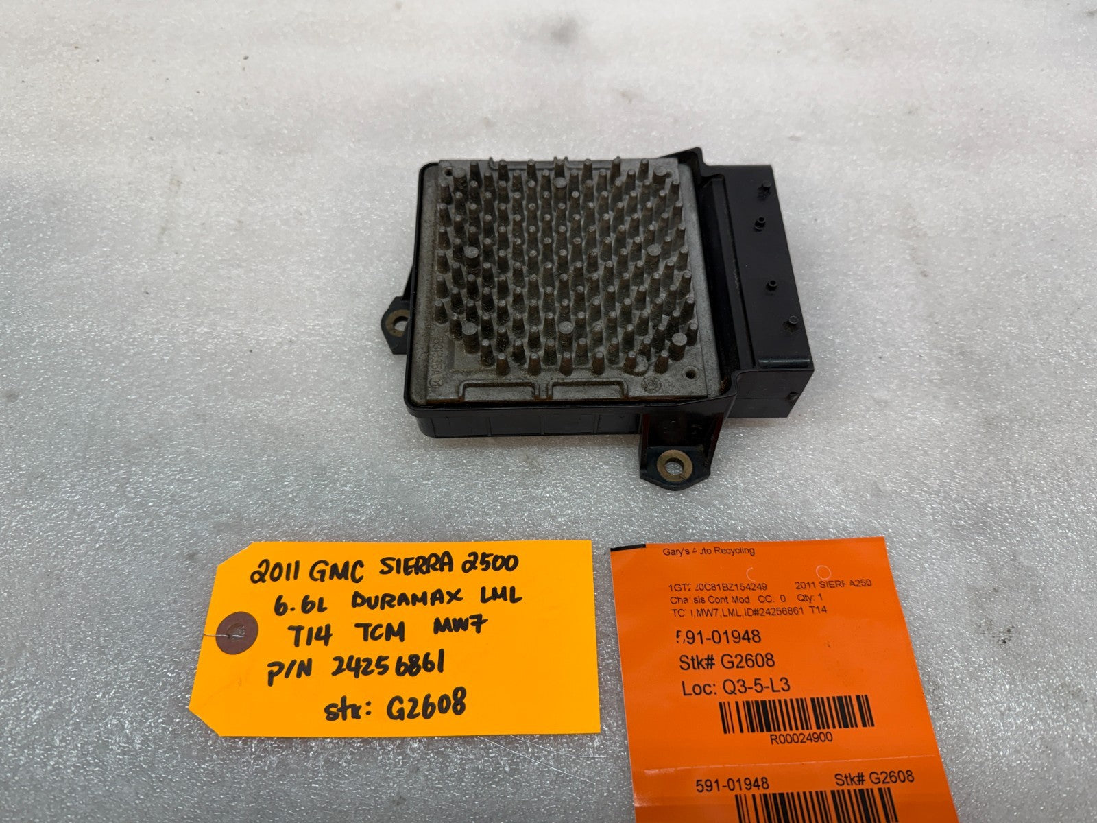 09-15 GMC SIERRA ALLISON T14A TRANSMISSION CONTROL MODULE TCM TCU 24256861