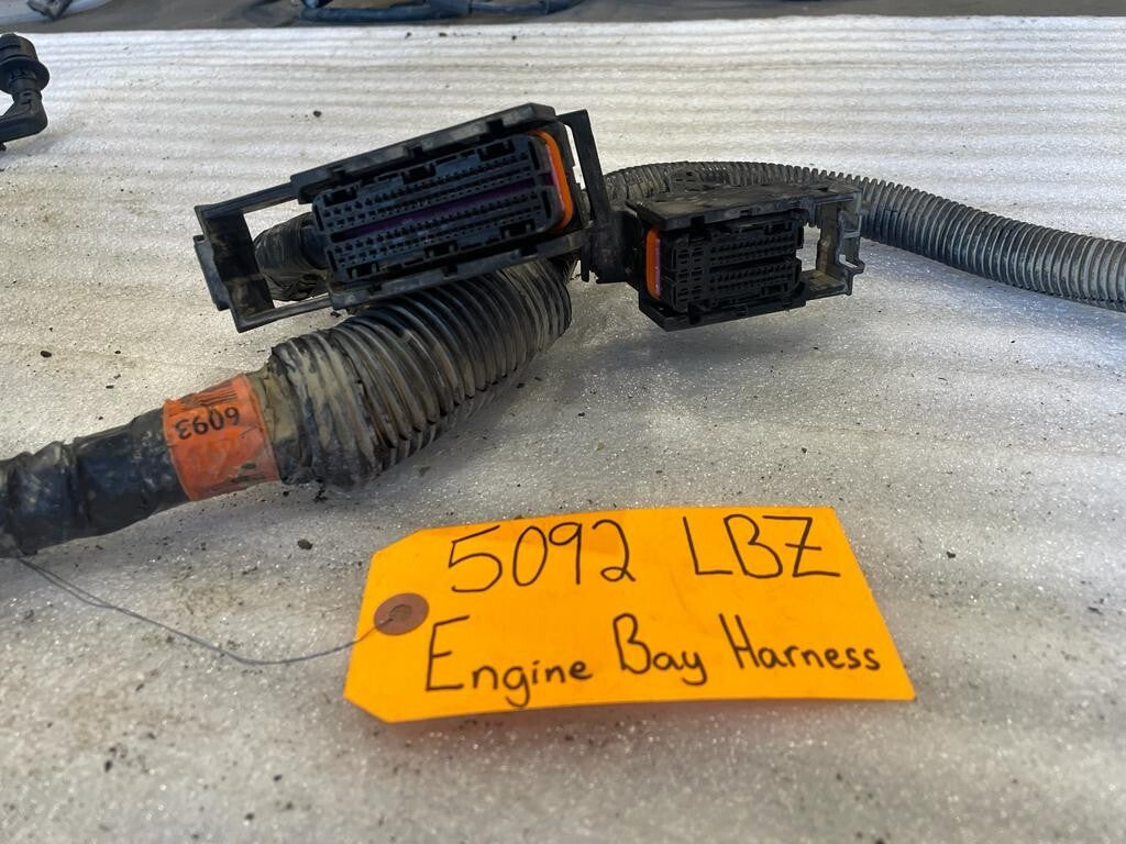 06 07 GMC CHEVROLET 2500HD DURAMAX 6.6 LBZ ENGINE BAY MOTOR WIRING HARNESS LOOM