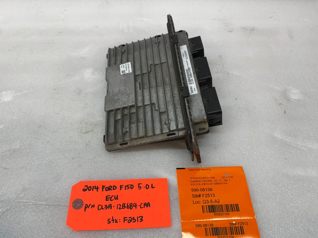 13 14 FORD F150 5.0 V8 ENGINE COMPUTER ECU ECU EL3T-19C107-BC
