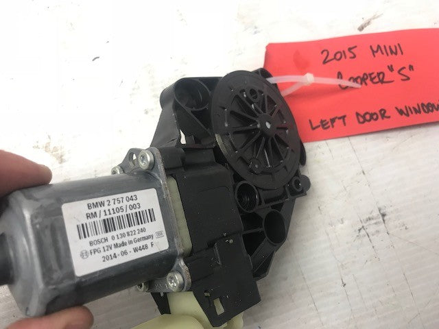 15 MINI COOPER S JCW R56 R58 LEFT DRIVERS SIDE DOOR WINDOW MOTOR 12 13 14